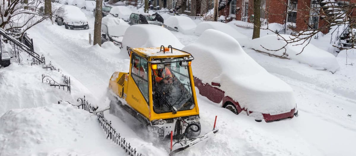 Le déneigement dans Rosemont–La Petite-Patrie