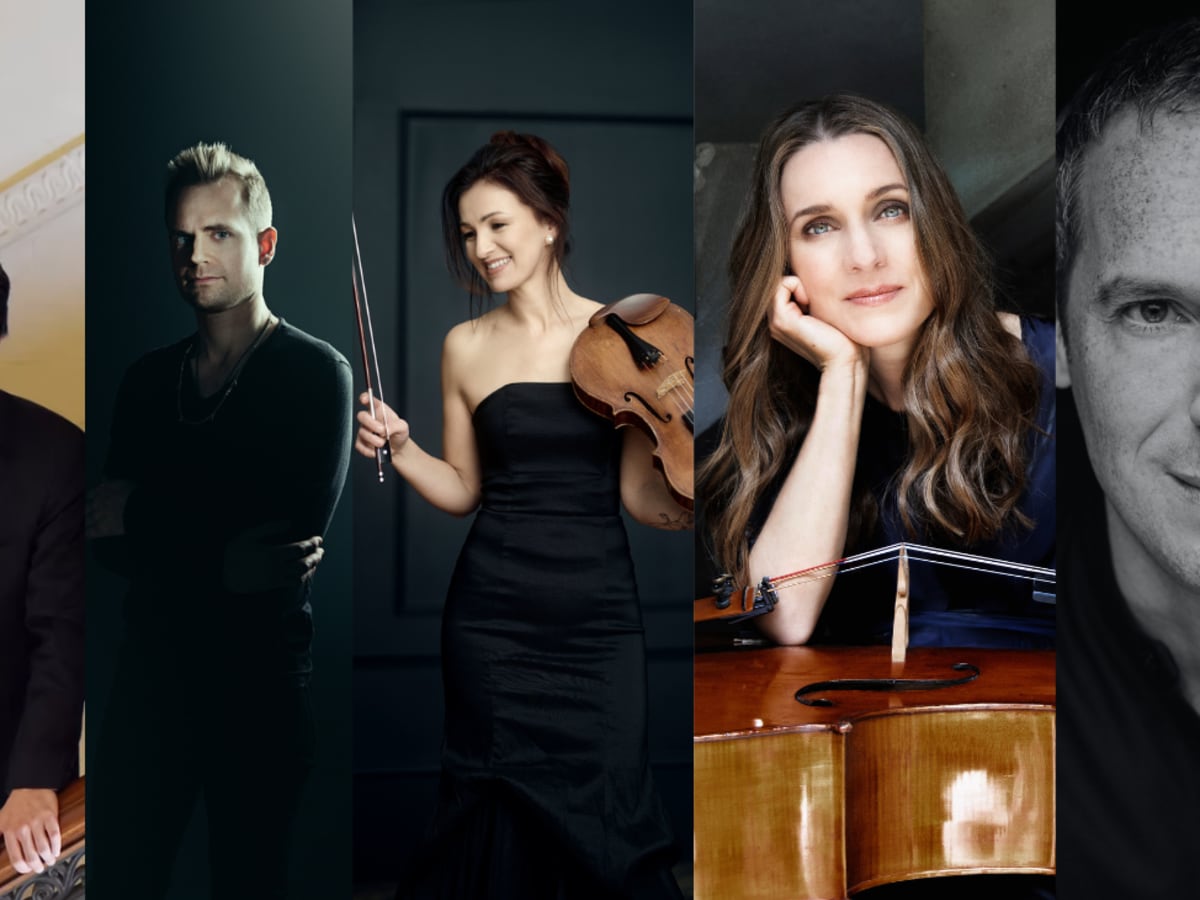 Les cinq musiciens du quintette Korngold