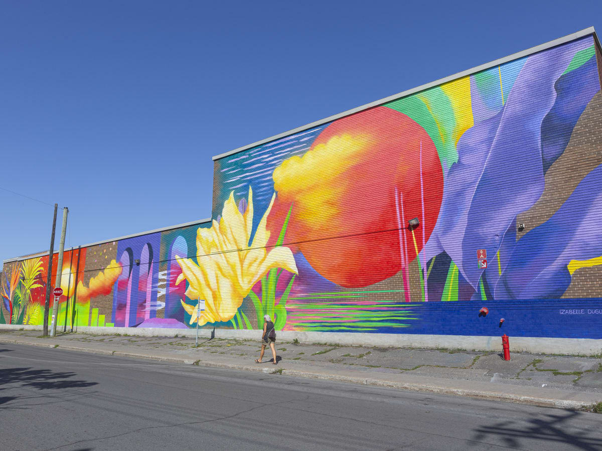 Murale Centre d'achats Forest