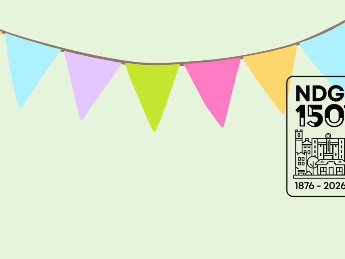 Illustration de fanions festifs pour le 150e