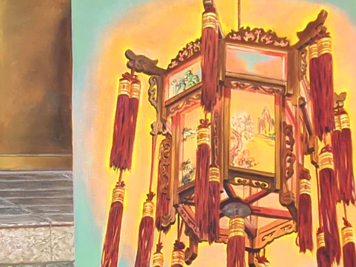 Une des peintures que l'on retrouve dans l'exposition.