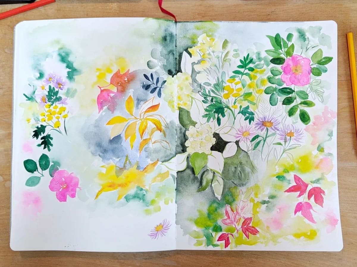 Aquarelle botanique