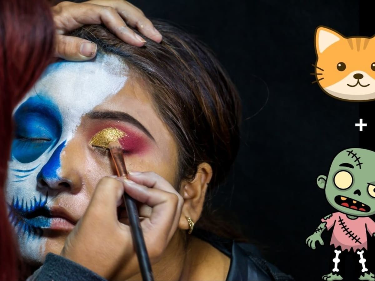 Techniques de maquillage chat et zombie