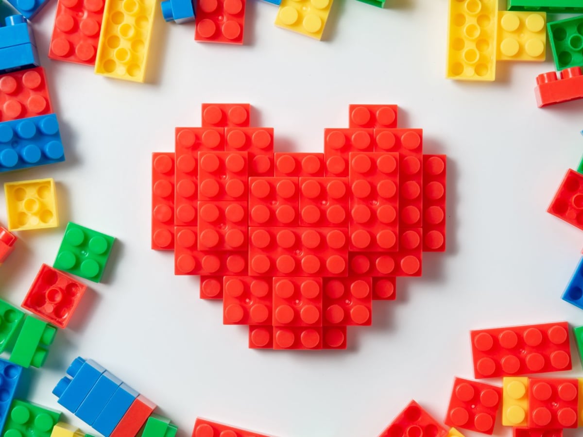 Coeur en LEGO