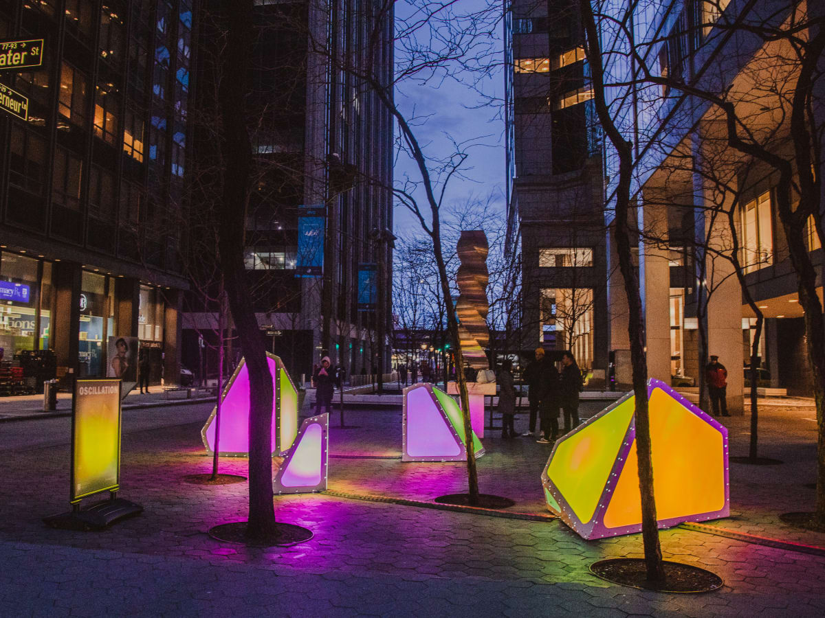 Installation lumimeuse