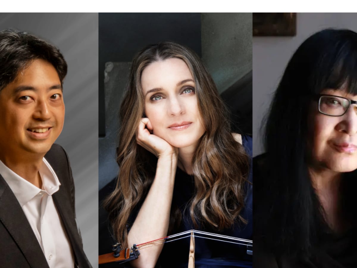 Les musiciens Nelson Lee, Denise Djokic et Kyoko Hashimoto