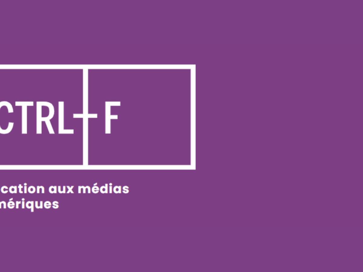 CTRL-F Éducation aux médias numériques