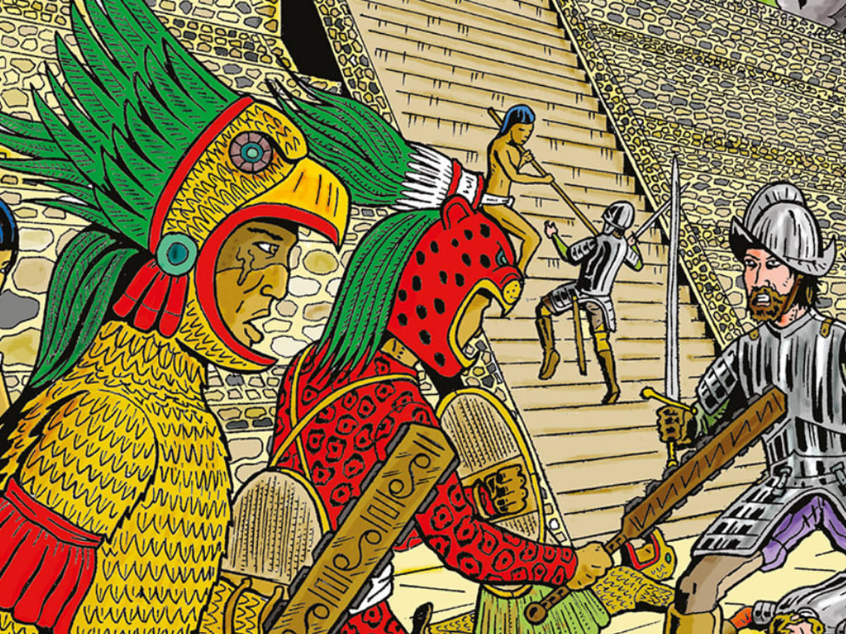 bande dessinée scène de la résistance autochtone