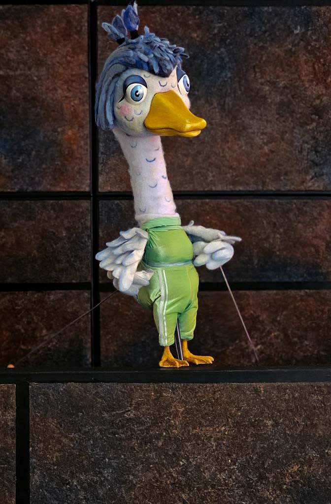 Marionnette d'une oie