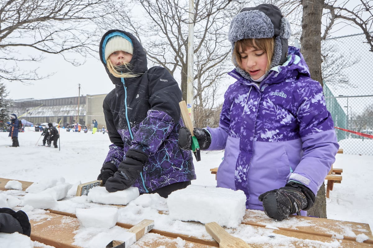 L'hiver en fête à Anjou 2026 - Sculpture sur neige
