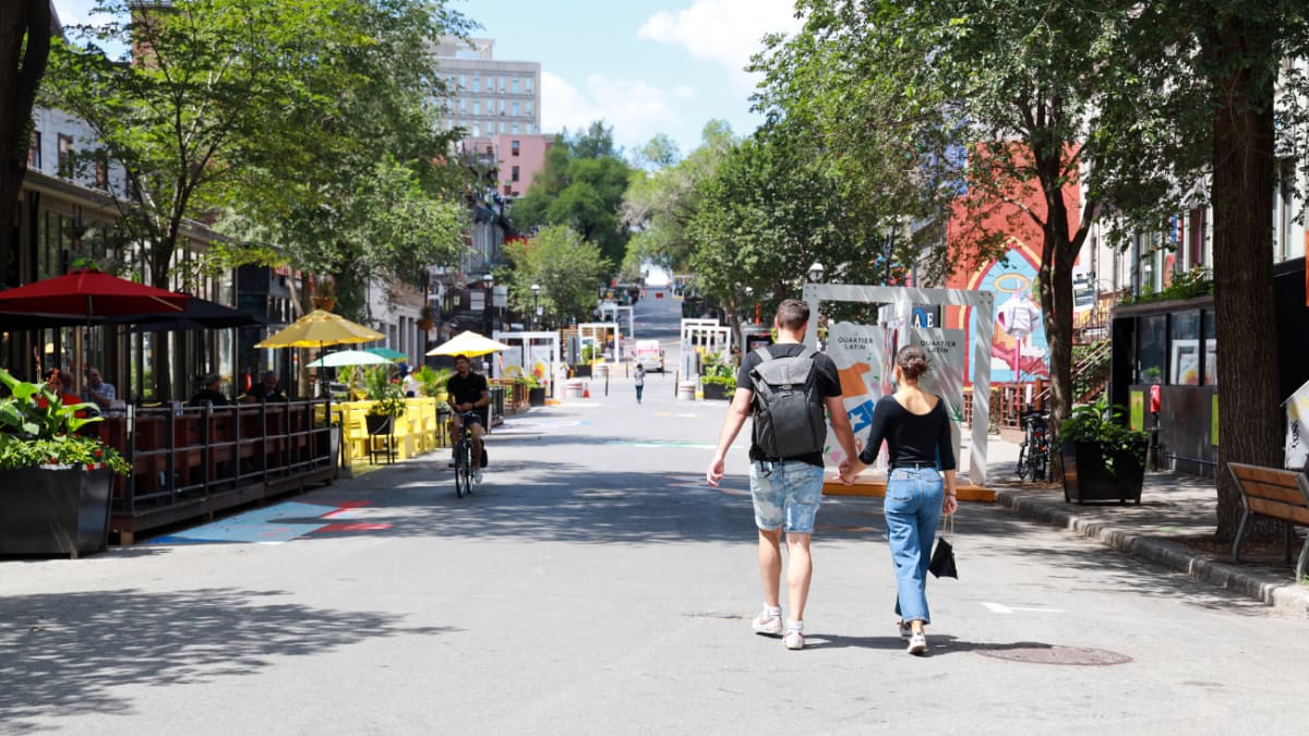Piétonnisation de la rue Saint-Denis