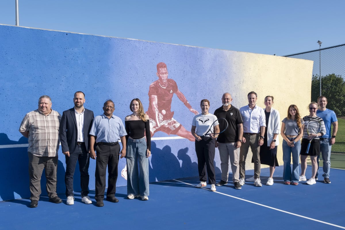 Murale de tennis 3 - Saint-Laurent