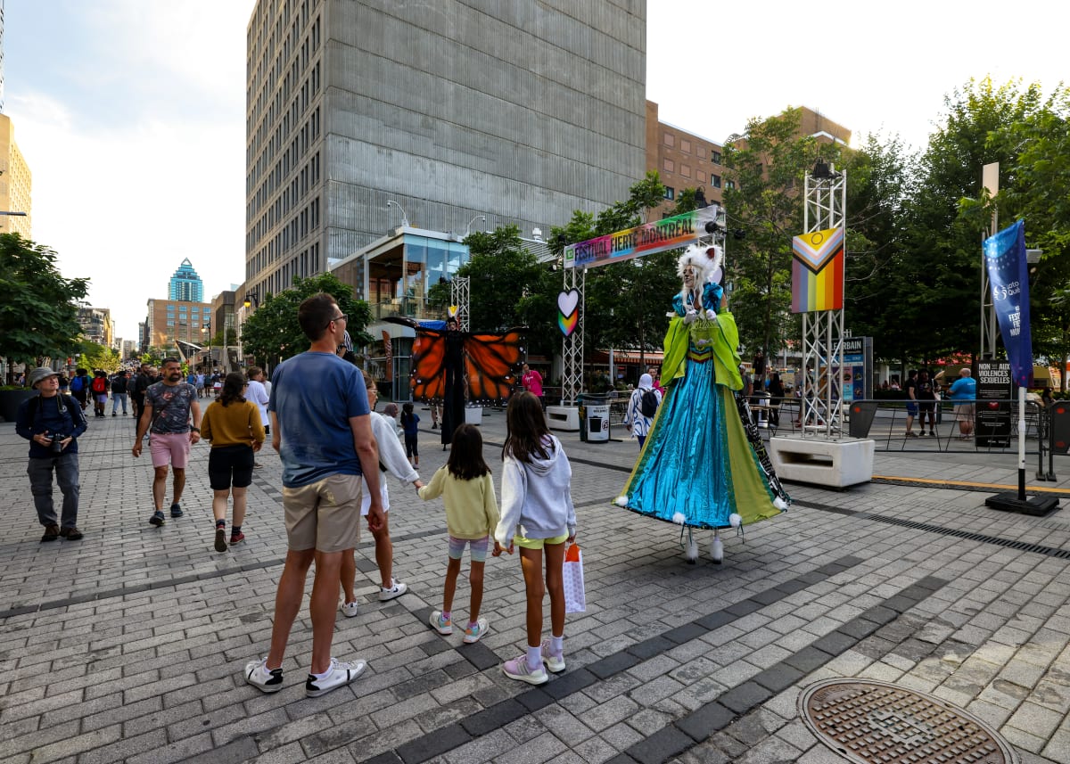 Animations dans le Quartier des spectacles