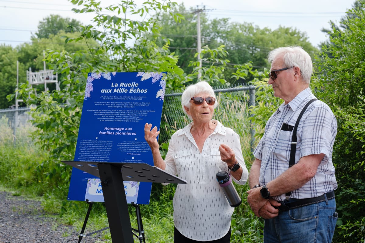 L’arrondissement a tenu à souligner la contribution de plusieurs familles pionnières