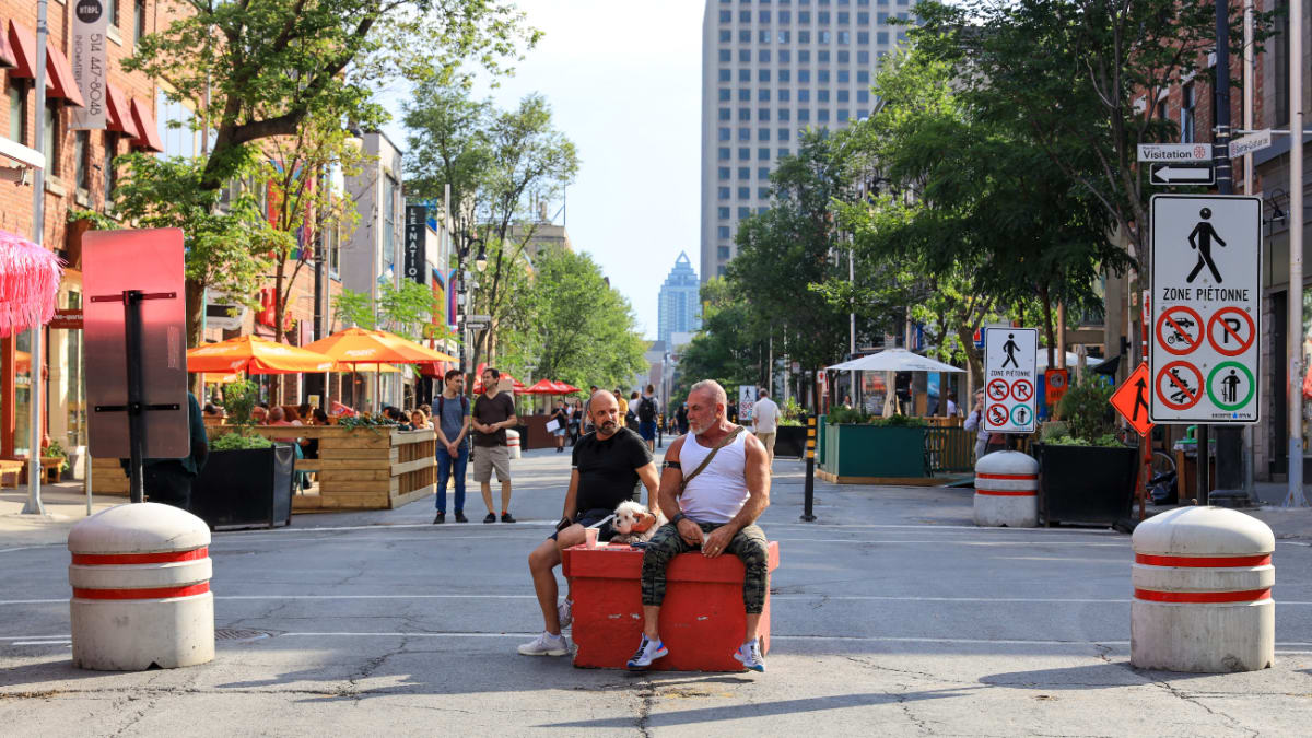 Piétonnisation de la rue Sainte-Catherine Est