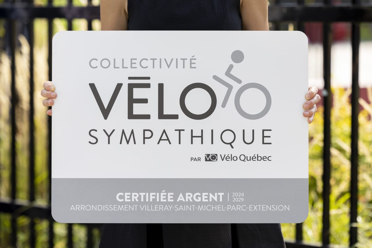 Certification Vélosympathique, niveau argent
