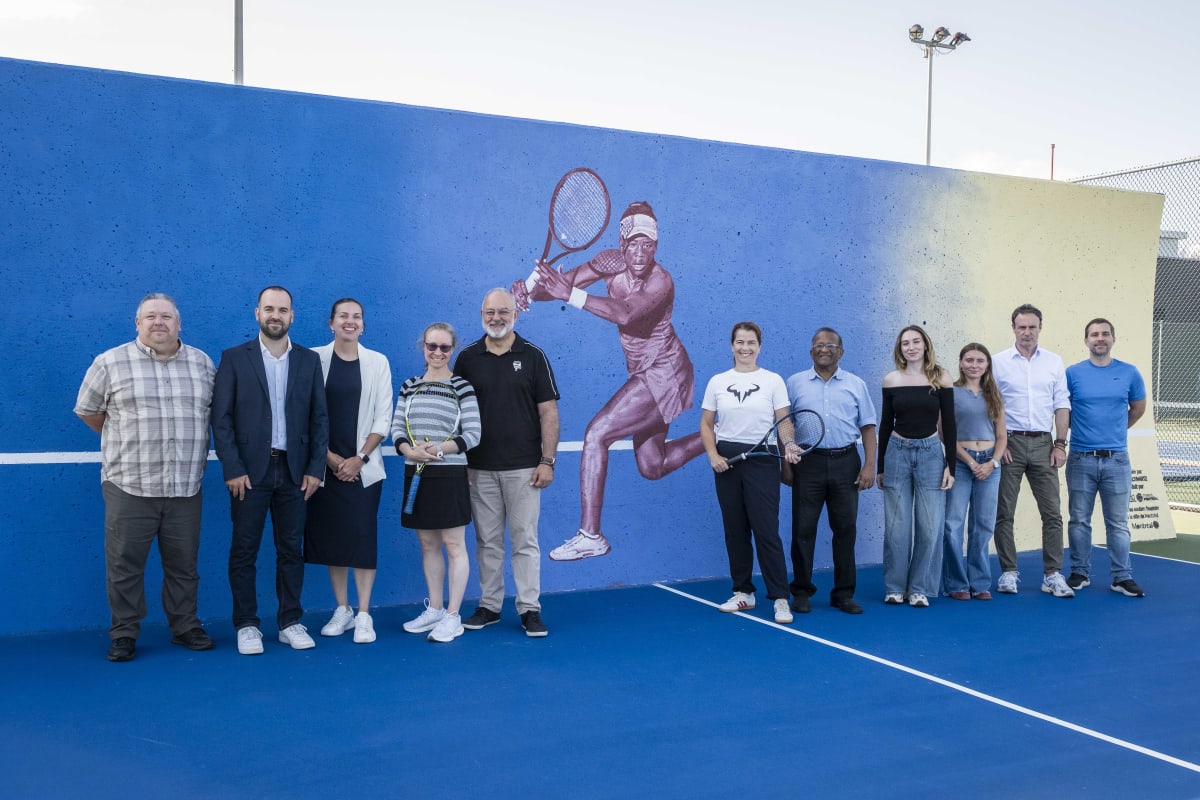 Murale de tennis 4 - Saint-Laurent