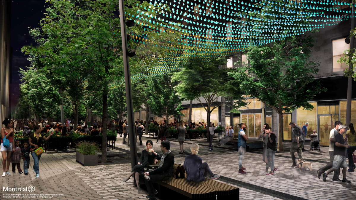 Proposed development (night)