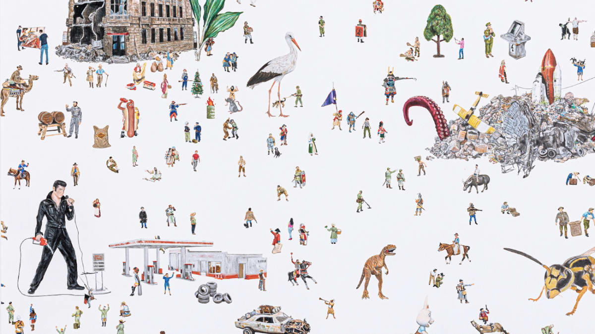 Le délabrement des possibles (détail) - Pierre Durette