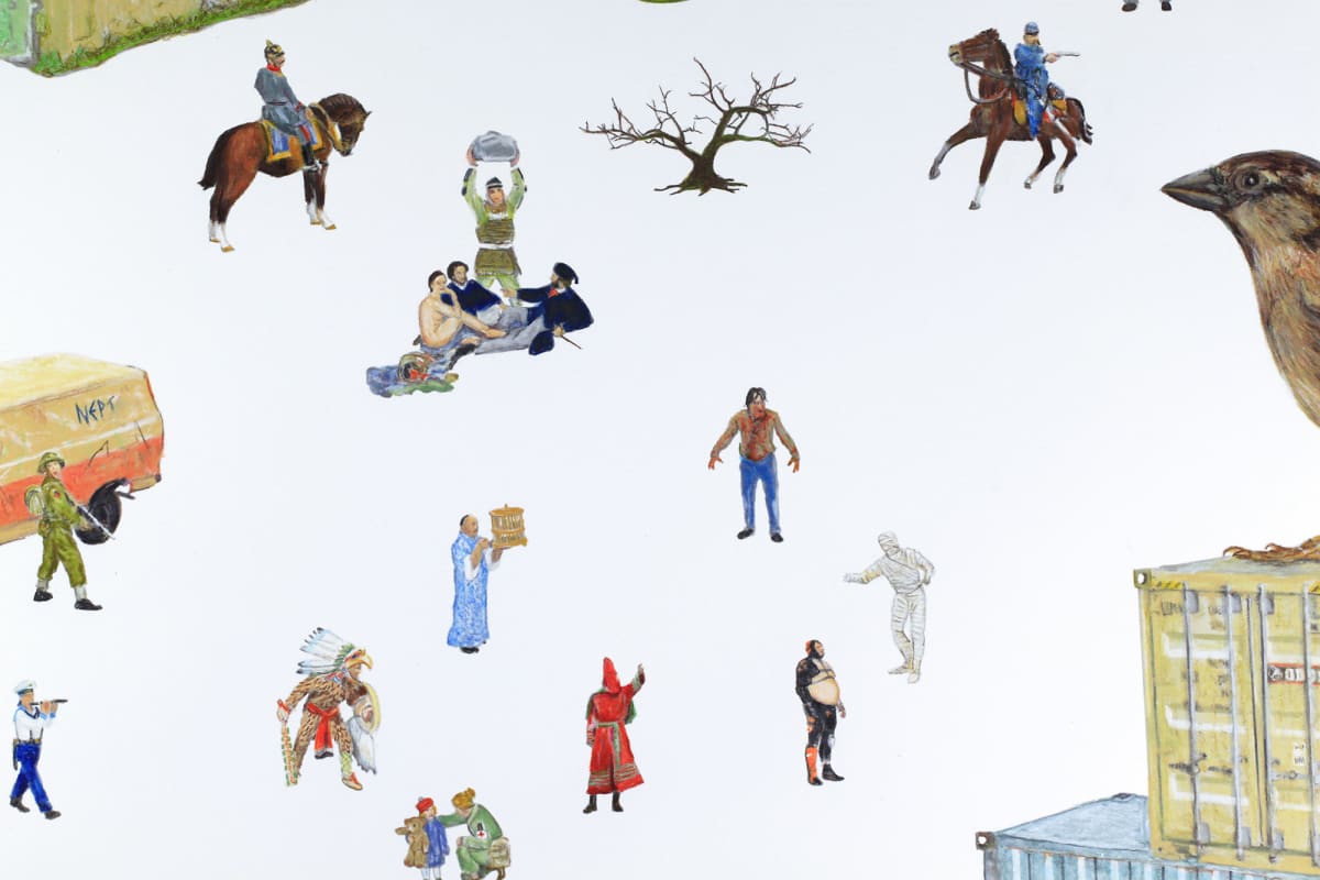 Le délabrement des possibles (détail) - Pierre Durette