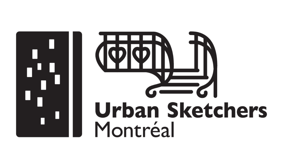 Logo urban sketchers Montréal