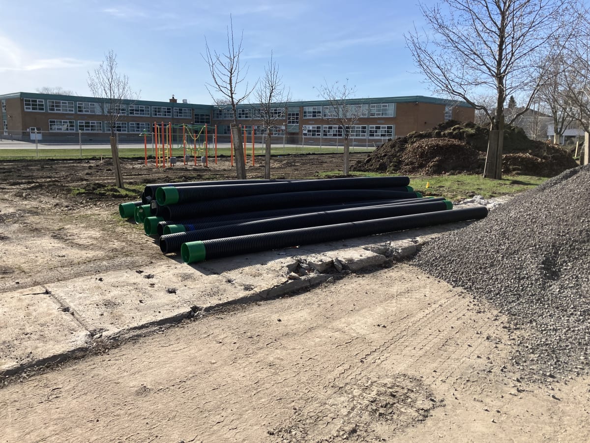 Avancement des travaux au parc de Spalding - mai 2026