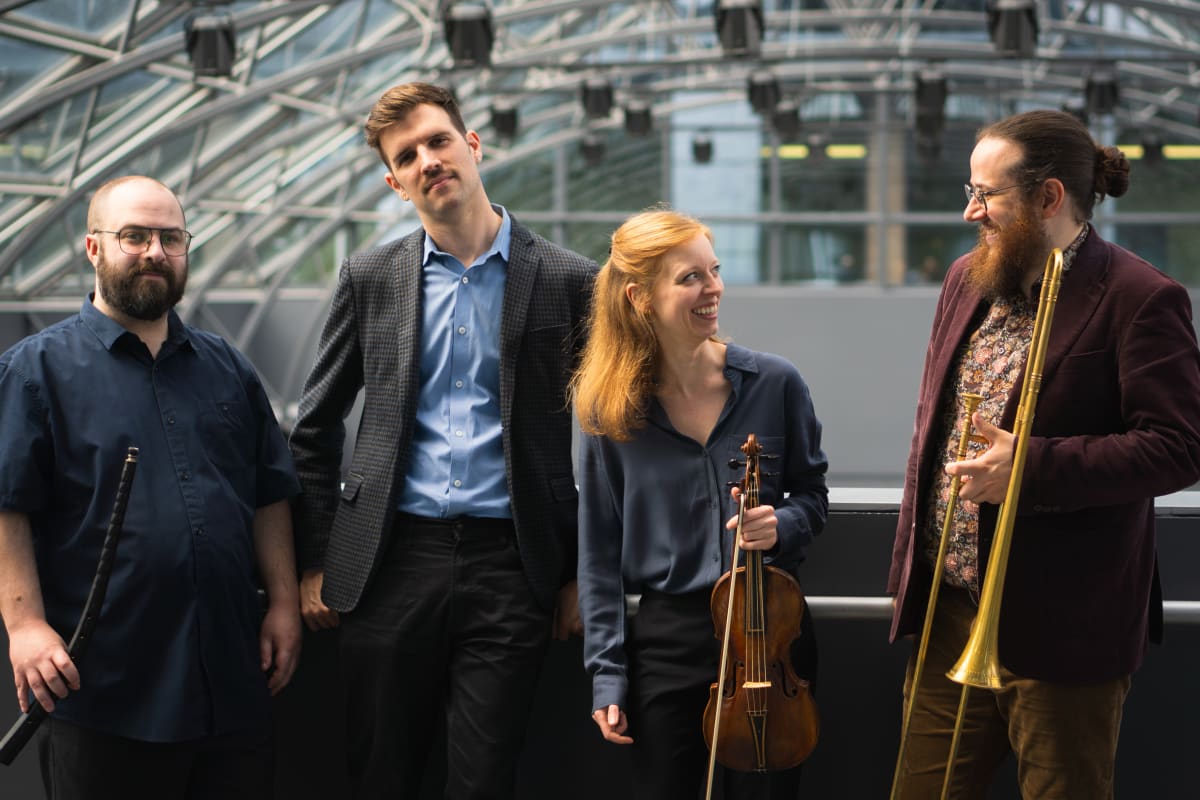 Photos des 4 musiciens du Consort laurentien
