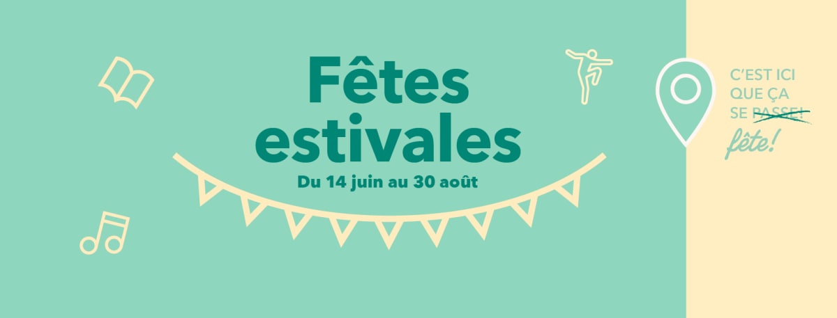 Bannière Fêtes estivales