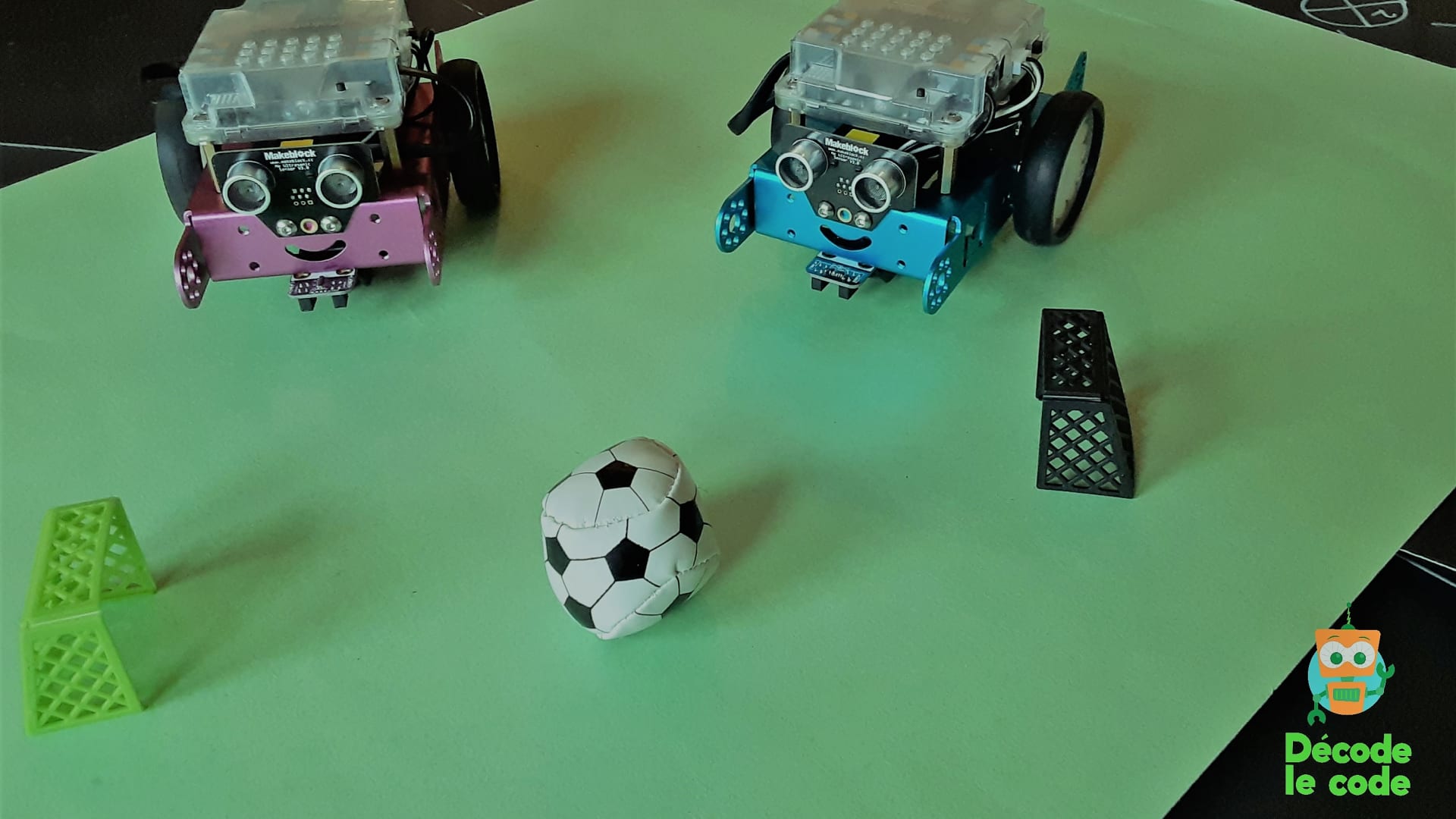 Robots : match de soccer