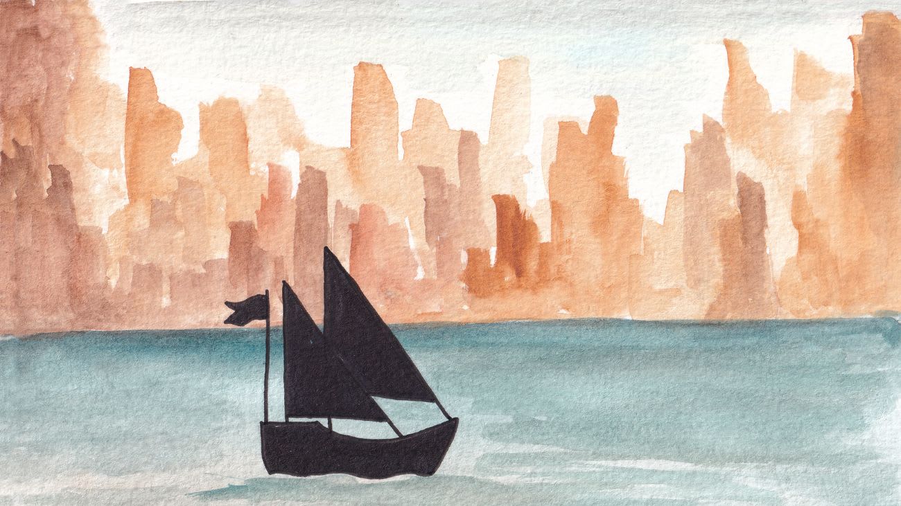Création de cartes postales à l'aquarelle