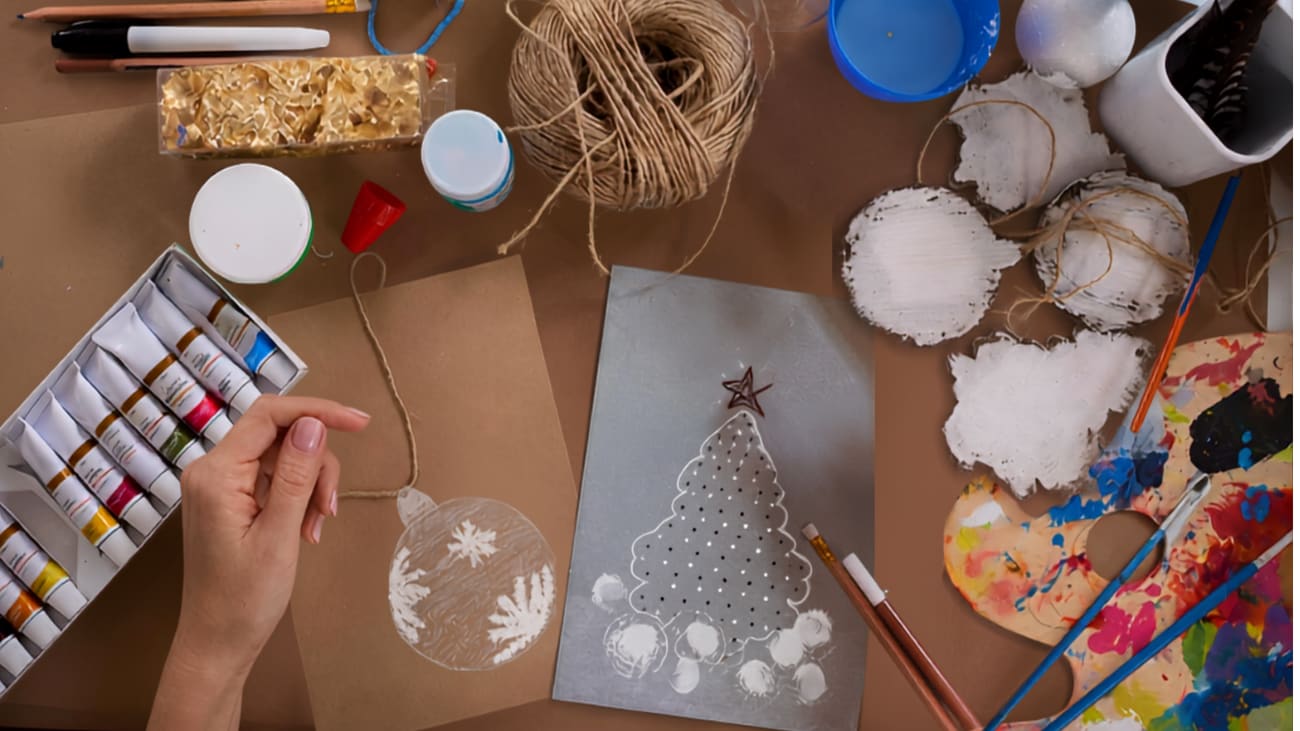 Confection de cartes de voeux