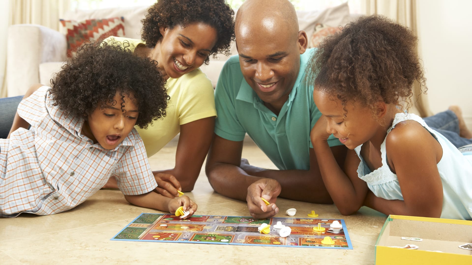 Jeux de société en famille