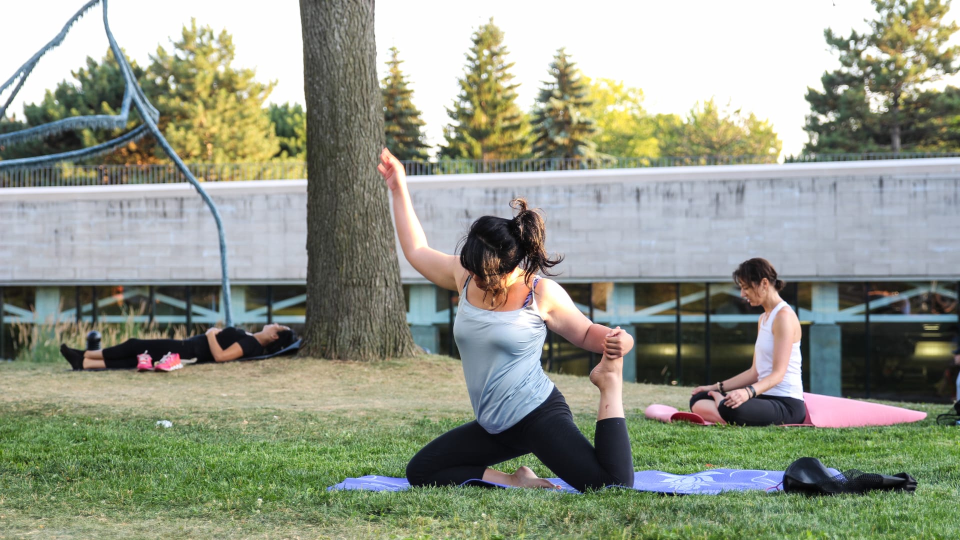 Yoga au parc