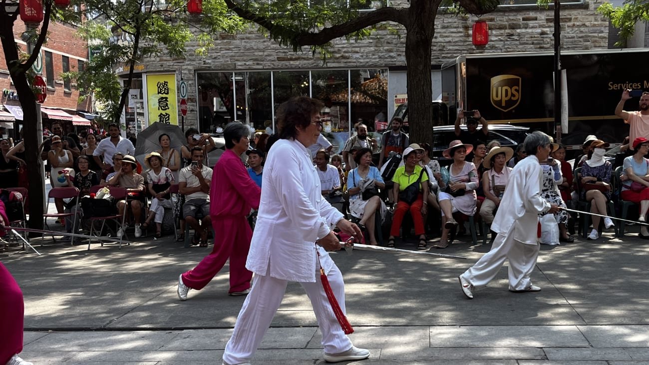 Rendez-vous Sun-Yat-Sen : démonstration de wushu et de kung-fu