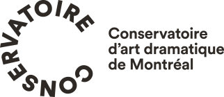 Logo du Conservatoire d'art dramatique de Montréal.