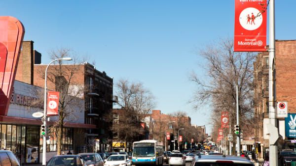 L'avenue Van Horne dans l'arrondissement Outremont à Montréal.