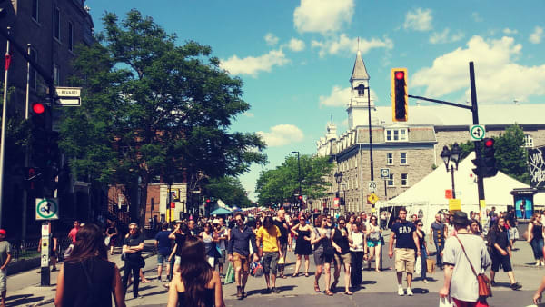 Pôle Gérald-Godin du Plateau-Mont-Royal à Montréal.