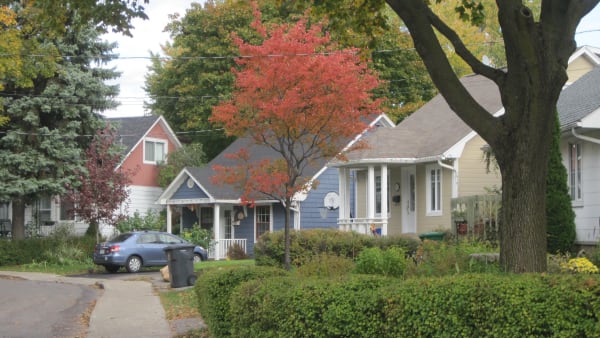 Le quartier Norvick dans l'arrondissement Saint-Laurent à Montréal.