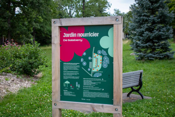 Panneau Jardin nourricier parc De Salaberry