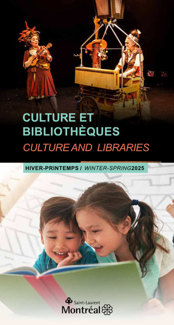 Programmation Culture et bibliothèques de Saint-Laurent