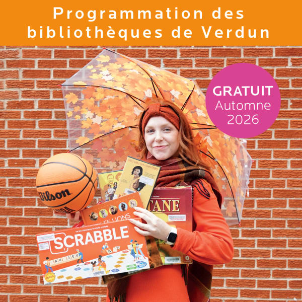 Programmation culturelle des bibliothèques de Verdun pour l'automne 2026