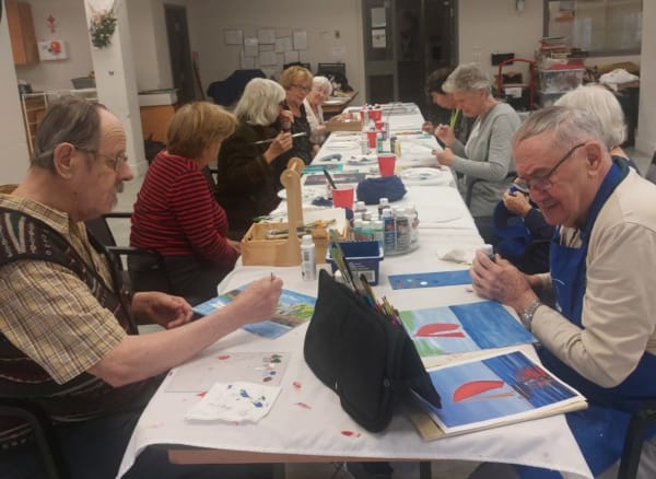 Ateliers de peinture acrylique