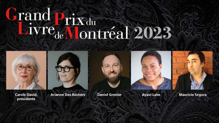 Membres du jury du Grand Prix du livre de Montréal 2023