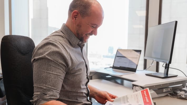 Martin est fier de son métier qui a un impact positif dans les milieux de vie.