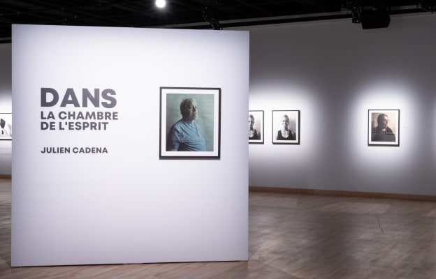 Entrée de l'exposition Dans la chambre de l'esprit