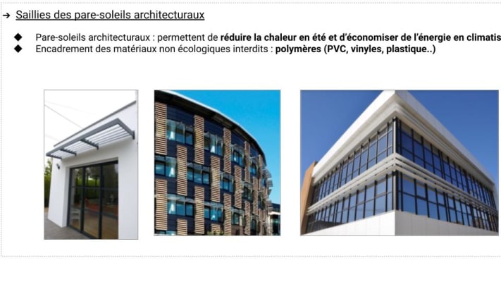 Pare-soleils architecturaux