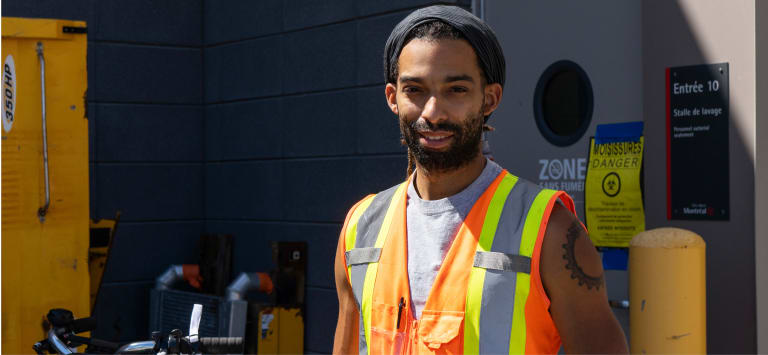 Alphonso Perez, préposé au nettoyage à Ville-Marie