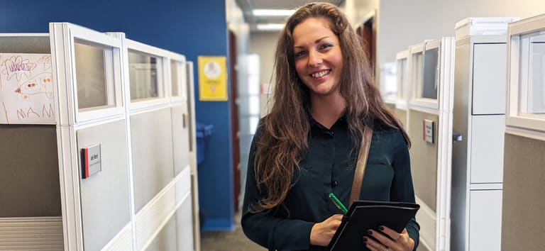 Eliane Tremblay-Stever, chargée de rédaction à Ville-Marie