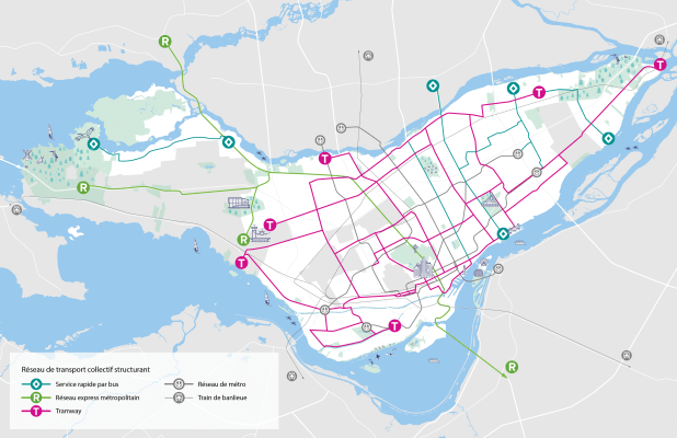 Réseau de transport collectif structurant 2050