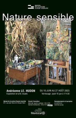 Affiche de l'exposition Nature sensible